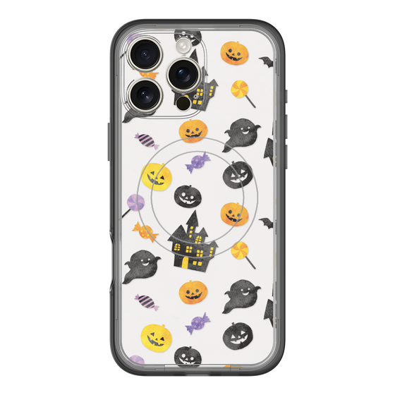 スリムプロテクションプレミアムケース with MagSafe［ Halloween Party - White ］