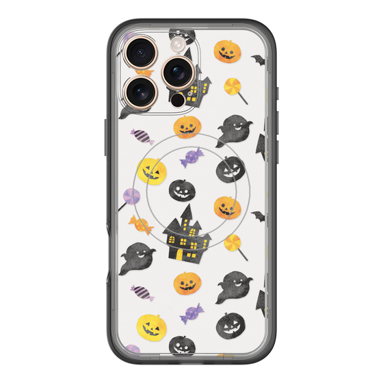 スリムプロテクションプレミアムケース with MagSafe［ Halloween Party - White ］