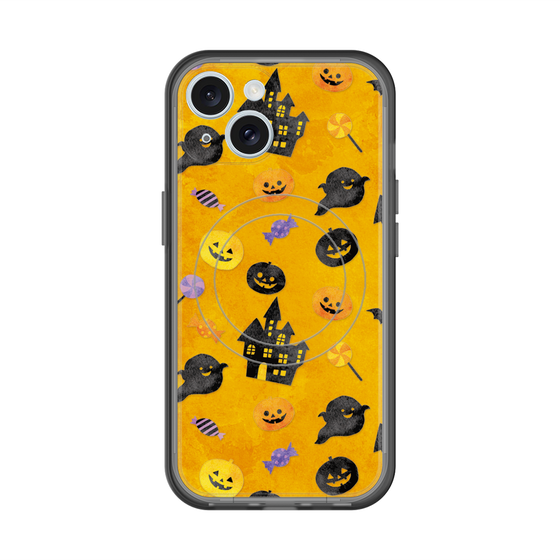 スリムプロテクションプレミアムケース with MagSafe［ Halloween Party - Orange ］