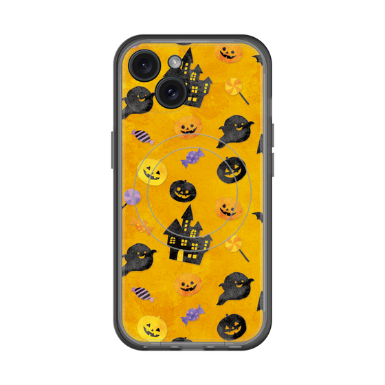 スリムプロテクションプレミアムケース with MagSafe［ Halloween Party - Orange ］