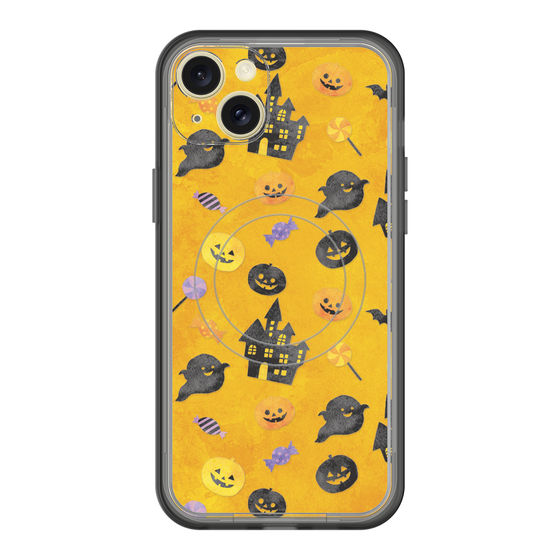 スリムプロテクションプレミアムケース with MagSafe［ Halloween Party - Orange ］
