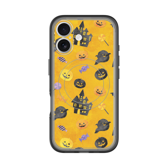 スリムプロテクションプレミアムケース with MagSafe［ Halloween Party - Orange ］