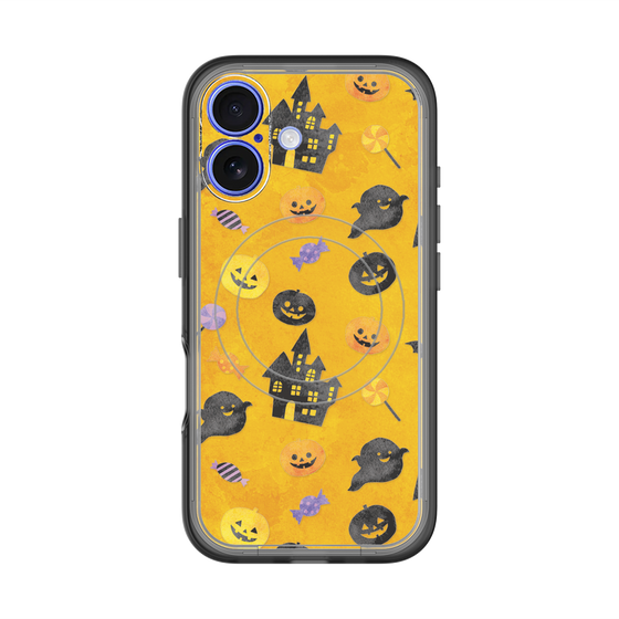 スリムプロテクションプレミアムケース with MagSafe［ Halloween Party - Orange ］