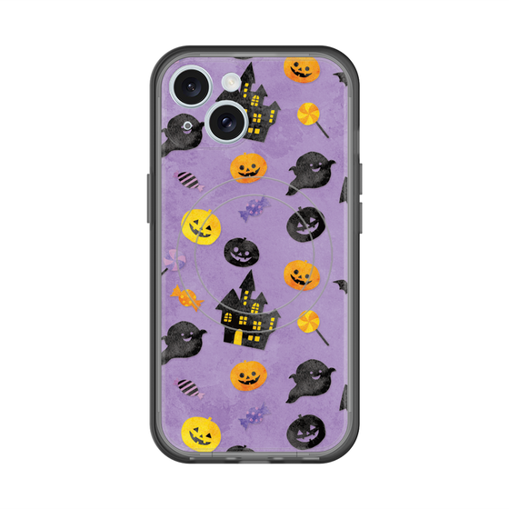 スリムプロテクションプレミアムケース with MagSafe［ Halloween Party - Purple ］