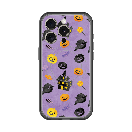 スリムプロテクションプレミアムケース with MagSafe［ Halloween Party - Purple ］
