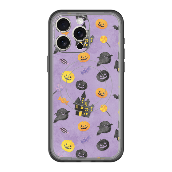スリムプロテクションプレミアムケース with MagSafe［ Halloween Party - Purple ］