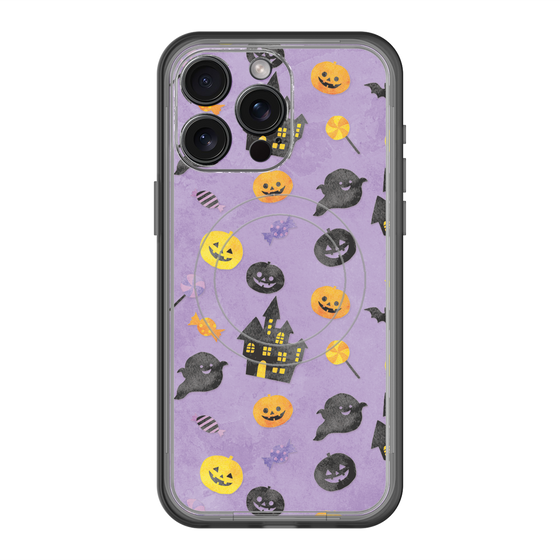 スリムプロテクションプレミアムケース with MagSafe［ Halloween Party - Purple ］