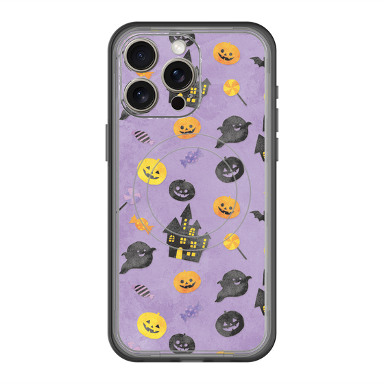スリムプロテクションプレミアムケース with MagSafe［ Halloween Party - Purple ］