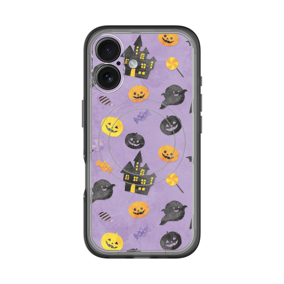 スリムプロテクションプレミアムケース with MagSafe［ Halloween Party - Purple ］