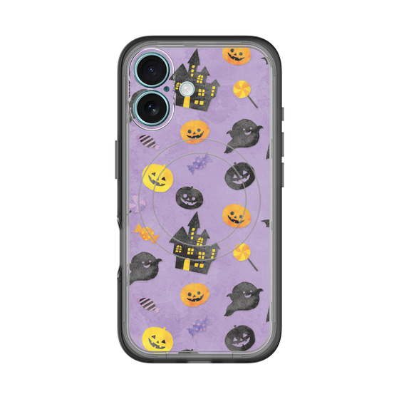 スリムプロテクションプレミアムケース with MagSafe［ Halloween Party - Purple ］