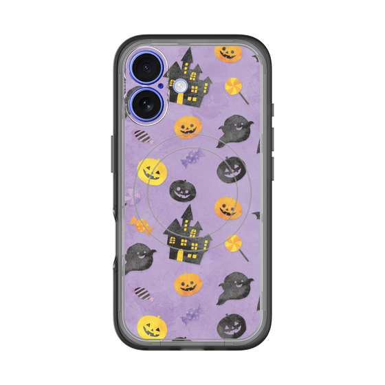 スリムプロテクションプレミアムケース with MagSafe［ Halloween Party - Purple ］