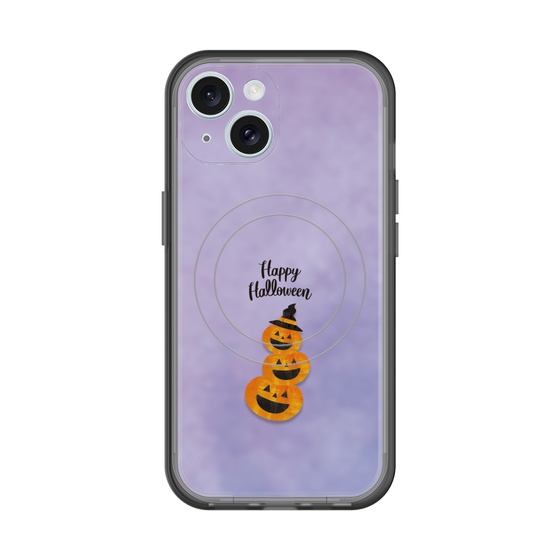 スリムプロテクションプレミアムケース with MagSafe［ Happy Halloween - Pumpkin ］