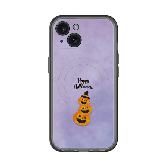 スリムプロテクションプレミアムケース with MagSafe［ Happy Halloween - Pumpkin ］