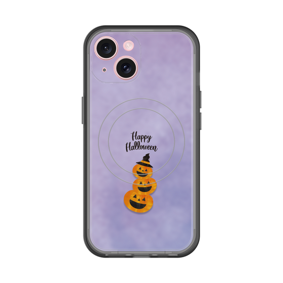 スリムプロテクションプレミアムケース with MagSafe［ Happy Halloween - Pumpkin ］