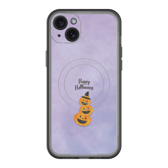 スリムプロテクションプレミアムケース with MagSafe［ Happy Halloween - Pumpkin ］