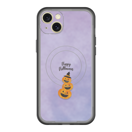 スリムプロテクションプレミアムケース with MagSafe［ Happy Halloween - Pumpkin ］