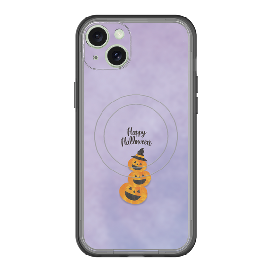 スリムプロテクションプレミアムケース with MagSafe［ Happy Halloween - Pumpkin ］