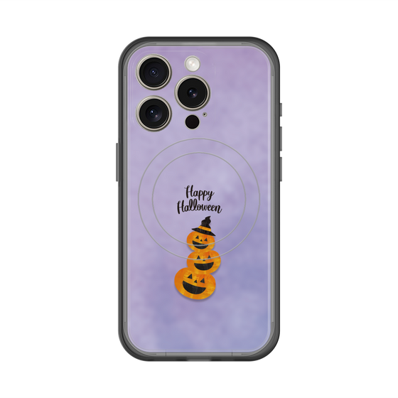 スリムプロテクションプレミアムケース with MagSafe［ Happy Halloween - Pumpkin ］