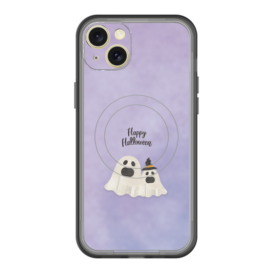 スリムプロテクションプレミアムケース with MagSafe［ Happy Halloween - Ghost ］