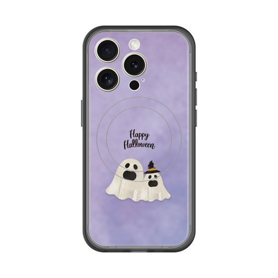スリムプロテクションプレミアムケース with MagSafe［ Happy Halloween - Ghost ］