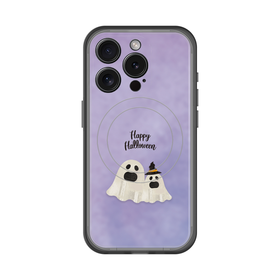 スリムプロテクションプレミアムケース with MagSafe［ Happy Halloween - Ghost ］