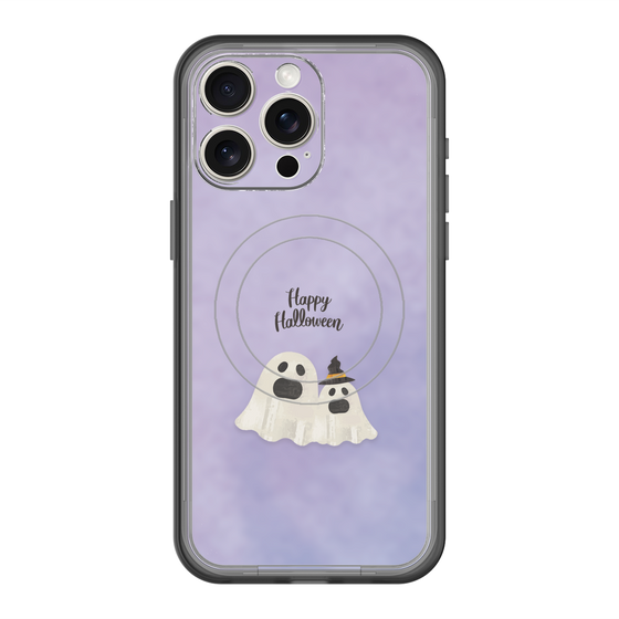 スリムプロテクションプレミアムケース with MagSafe［ Happy Halloween - Ghost ］