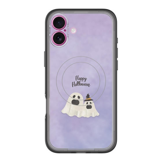 スリムプロテクションプレミアムケース with MagSafe［ Happy Halloween - Ghost ］