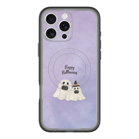 スリムプロテクションプレミアムケース with MagSafe［ Happy Halloween - Ghost ］