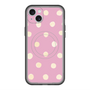 スリムプロテクションプレミアムケース with MagSafe［ 水彩ドット・レトロカラー - Pink ］