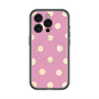 スリムプロテクションプレミアムケース with MagSafe［ 水彩ドット・レトロカラー - Pink ］