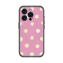 スリムプロテクションプレミアムケース with MagSafe［ 水彩ドット・レトロカラー - Pink ］