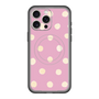 スリムプロテクションプレミアムケース with MagSafe［ 水彩ドット・レトロカラー - Pink ］