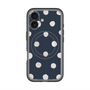 スリムプロテクションプレミアムケース with MagSafe［ 水彩ドット・レトロカラー - Navy ］