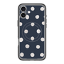 スリムプロテクションプレミアムケース with MagSafe［ 水彩ドット・レトロカラー - Navy ］