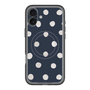 スリムプロテクションプレミアムケース with MagSafe［ 水彩ドット・レトロカラー - Navy ］