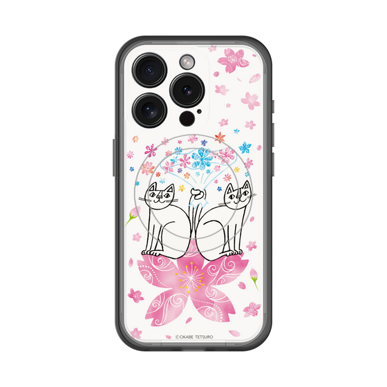 スリムプロテクションプレミアムケース with MagSafe［ おかべてつろう - きみに花束を ］