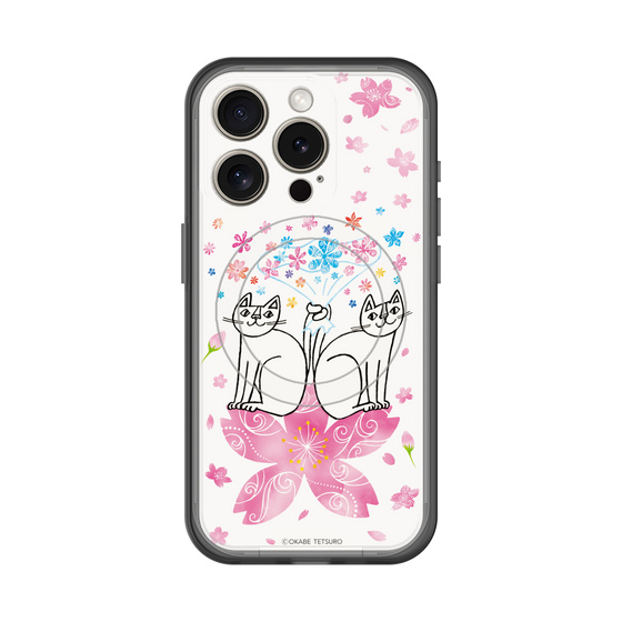 スリムプロテクションプレミアムケース with MagSafe［ おかべてつろう - きみに花束を ］