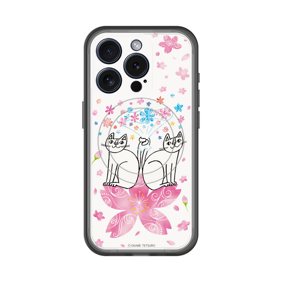 スリムプロテクションプレミアムケース with MagSafe［ おかべてつろう - きみに花束を ］