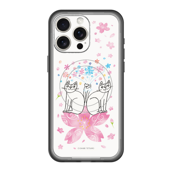 スリムプロテクションプレミアムケース with MagSafe［ おかべてつろう - きみに花束を ］