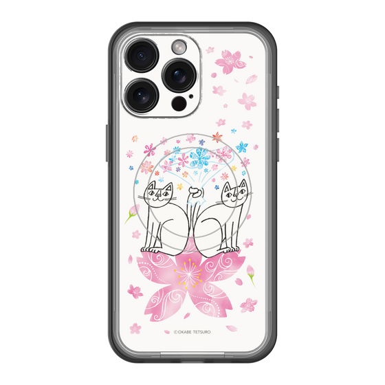 スリムプロテクションプレミアムケース with MagSafe［ おかべてつろう - きみに花束を ］