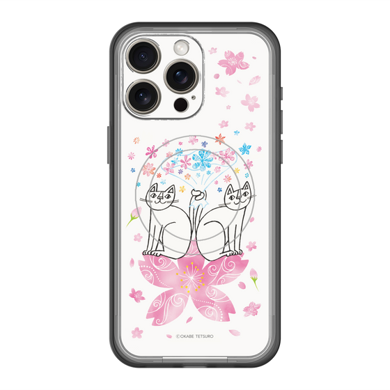スリムプロテクションプレミアムケース with MagSafe［ おかべてつろう - きみに花束を ］