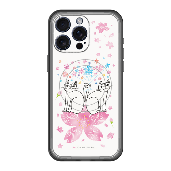 スリムプロテクションプレミアムケース with MagSafe［ おかべてつろう - きみに花束を ］