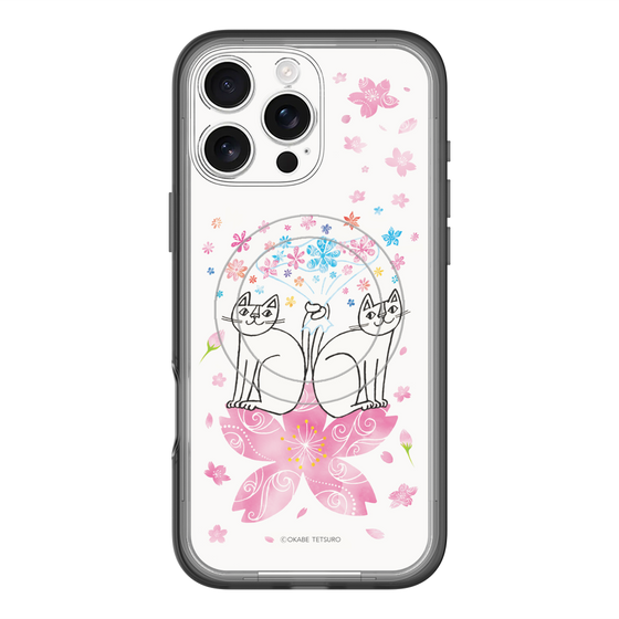 スリムプロテクションプレミアムケース with MagSafe［ おかべてつろう - きみに花束を ］