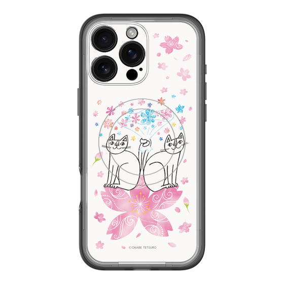 スリムプロテクションプレミアムケース with MagSafe［ おかべてつろう - きみに花束を ］