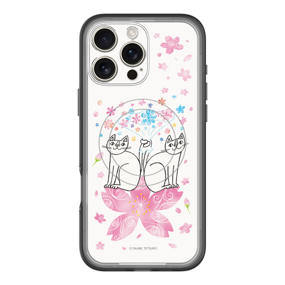 スリムプロテクションプレミアムケース with MagSafe［ おかべてつろう - きみに花束を ］