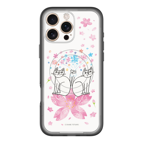 スリムプロテクションプレミアムケース with MagSafe［ おかべてつろう - きみに花束を ］