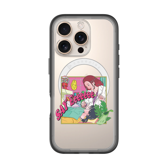スリムプロテクションプレミアムケース with MagSafe［ SAY Eeeeeee ］