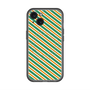 スリムプロテクションプレミアムケース with MagSafe［ Small Stripe - Green × Orange ］