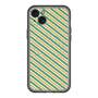 スリムプロテクションプレミアムケース with MagSafe［ Small Stripe - Green × Orange ］