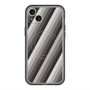 スリムプロテクションプレミアムケース with MagSafe［ Middle Stripe - Black ］